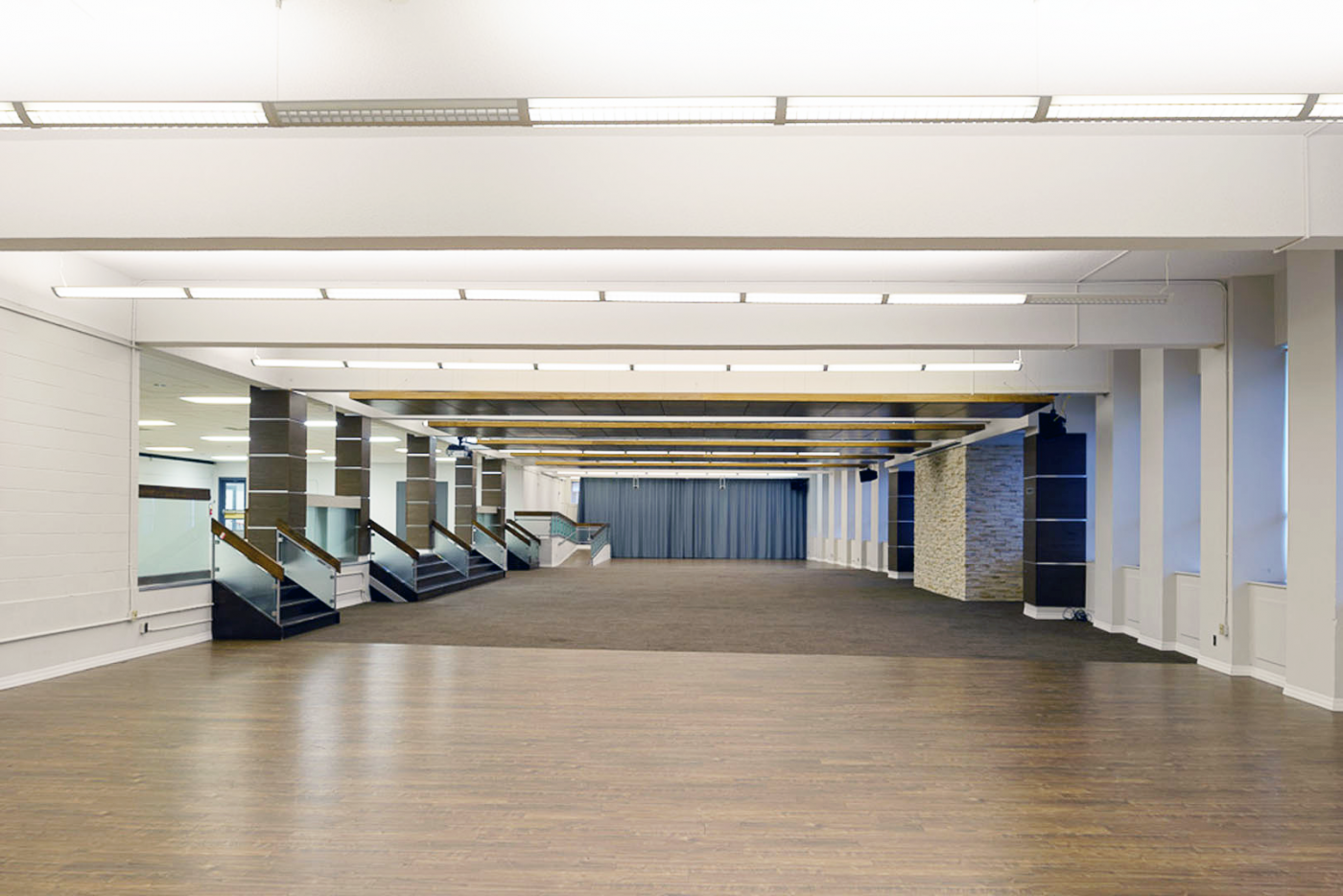 Fenn Lounge. A large and spacious area perfect for events of conferences.