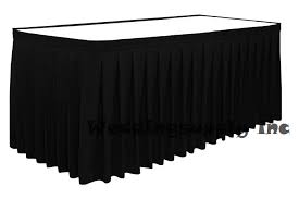 Table Skirt Black