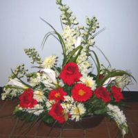 large floral arrangement