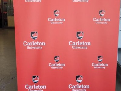 Photo for the news post: Banner Stand – Carleton Branded 48″